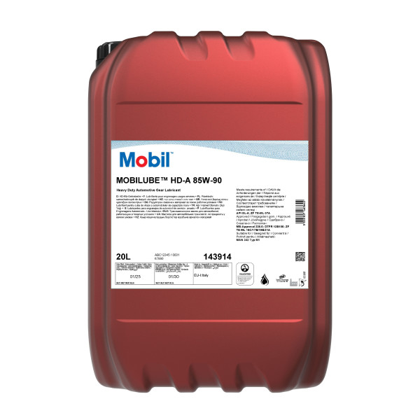 Mobilube HD-А 85W-90 / 20л Mobilube HD-А 85W-90 / 20л