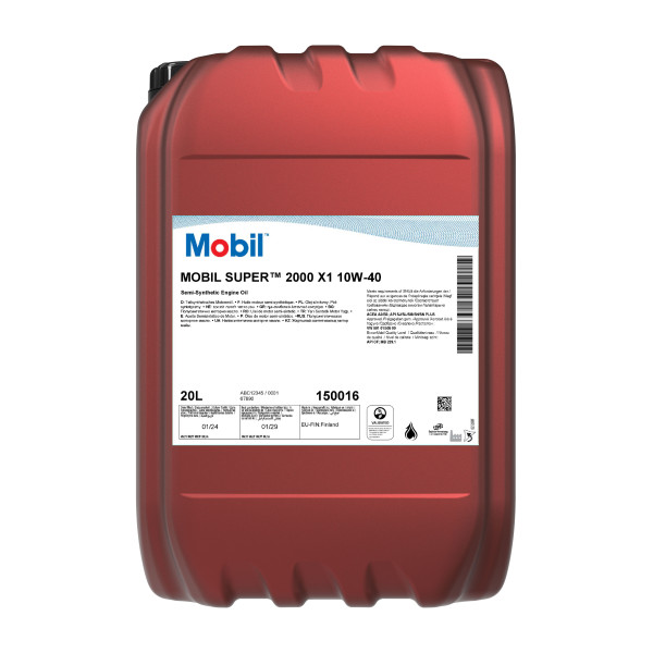 Mobil Super 2000 x1 10W-40 / 20л Mobil Super 2000 x1 10W-40 / 20л